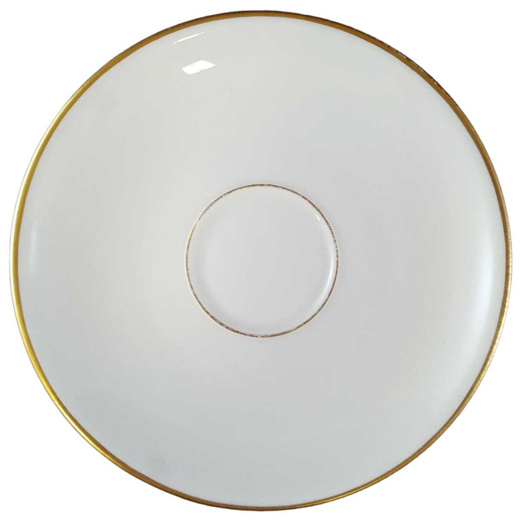 [45811654] Untertasse Goldrand 12,2 cm Fürstenberg Schloß 644 0801 gebraucht - gut