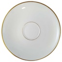 Untertasse Goldrand 12,2 cm Fürstenberg Schloß 644 0801 gebraucht - gut