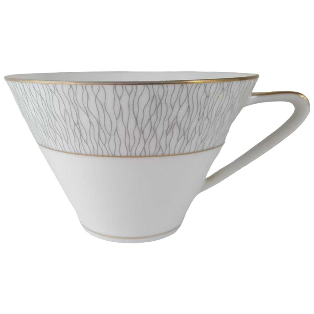[45811680] Teetasse Tasse Königl. pr. Tettau Ria 1347 grauer Rand