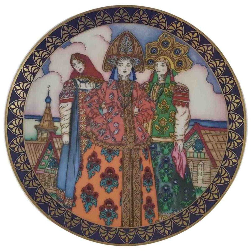 [45811693] Wandteller Villeroy & Boch Heinrich Die Russischen Märchen gebraucht - sehr gut