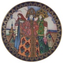 Wandteller Villeroy & Boch Heinrich Die Russischen Märchen gebraucht - sehr gut