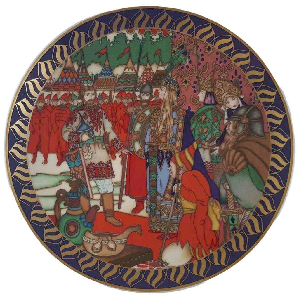 [45811695] Wandteller Villeroy & Boch Heinrich Die Russischen Märchen gebraucht - sehr gut