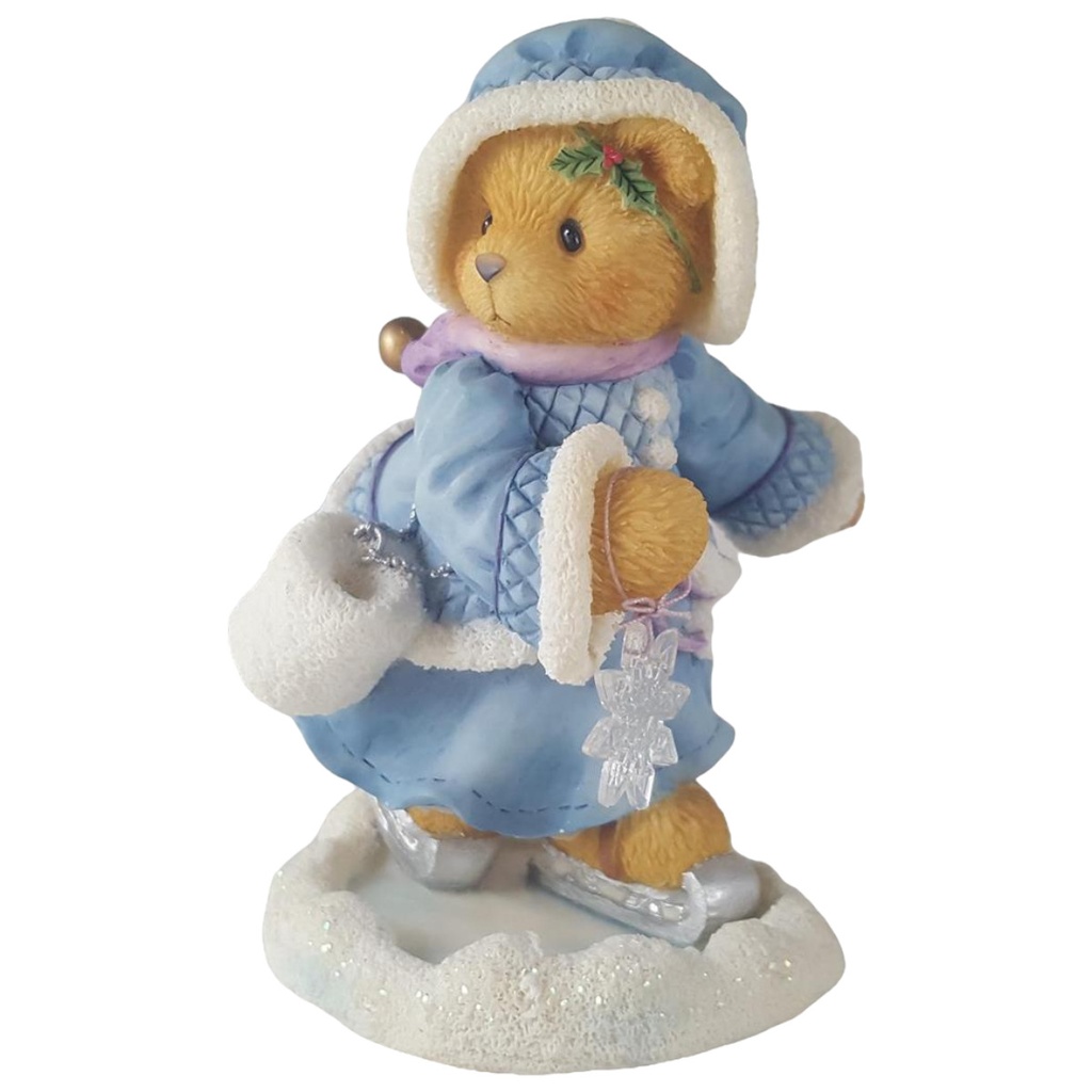 Figur Cherished Teddies Candace Skating on holiday joy 1997 gebraucht - sehr gut