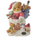 Figur Cherished Teddies Kris Up on the rooftop 1997 gebraucht - gut