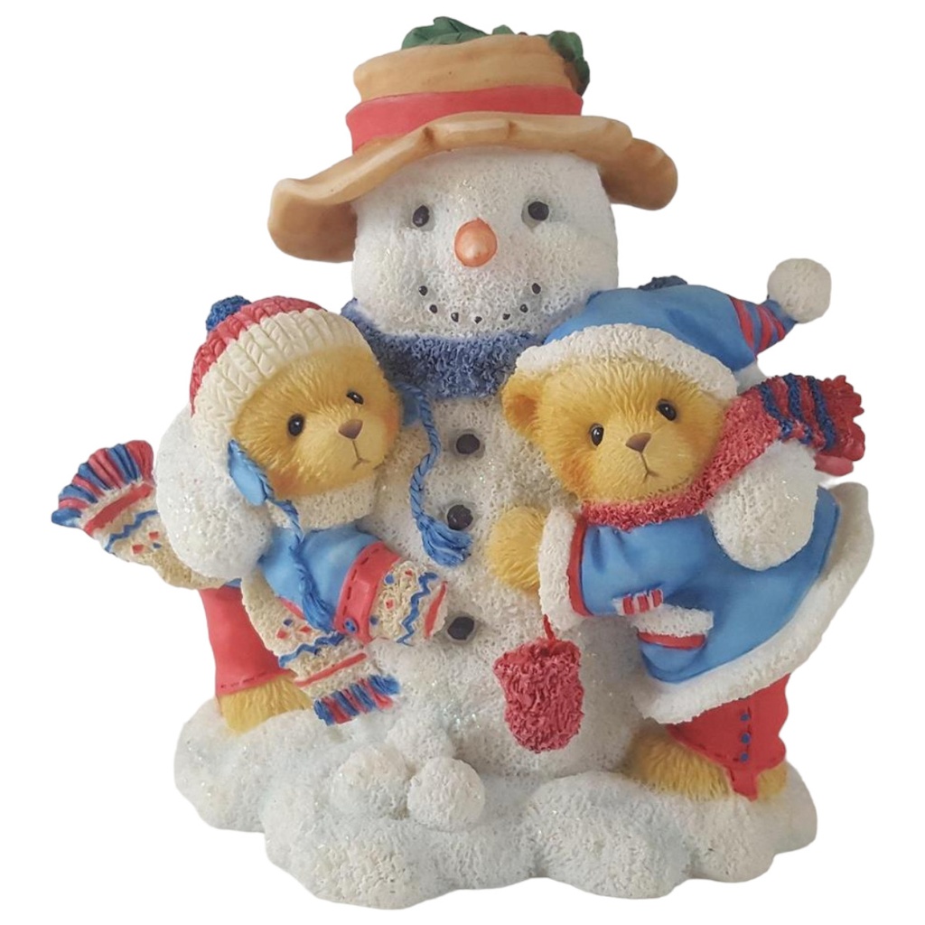 Figur Cherished Teddies Frank und Helen Snow one like you 1998 gebraucht - sehr gut