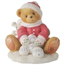 Figur Cherished Teddies Ted Snow Fun When You´re Not Around 1997 gebraucht - sehr gut