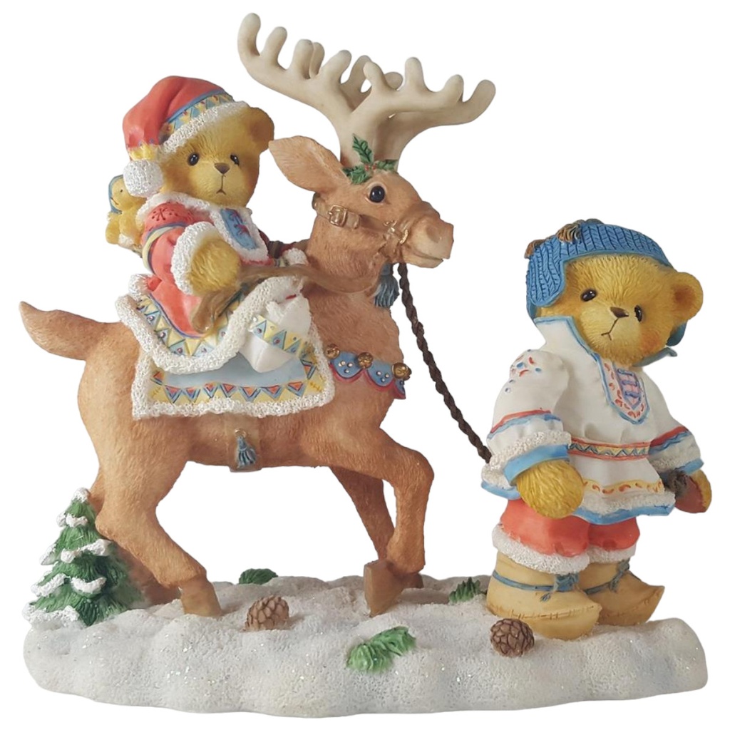 Figur Cherished Teddies Sven und Liv All paths lead to kindness and friendship 1997 gebraucht - sehr gut