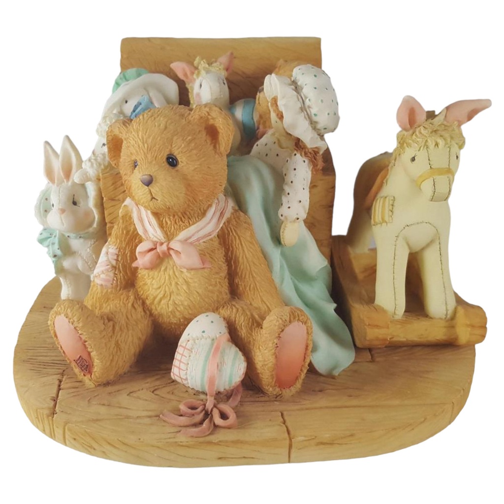 [45811721] Figur Cherished Teddies Christopher Old Friends Are The Best 1991 gebraucht - sehr gut