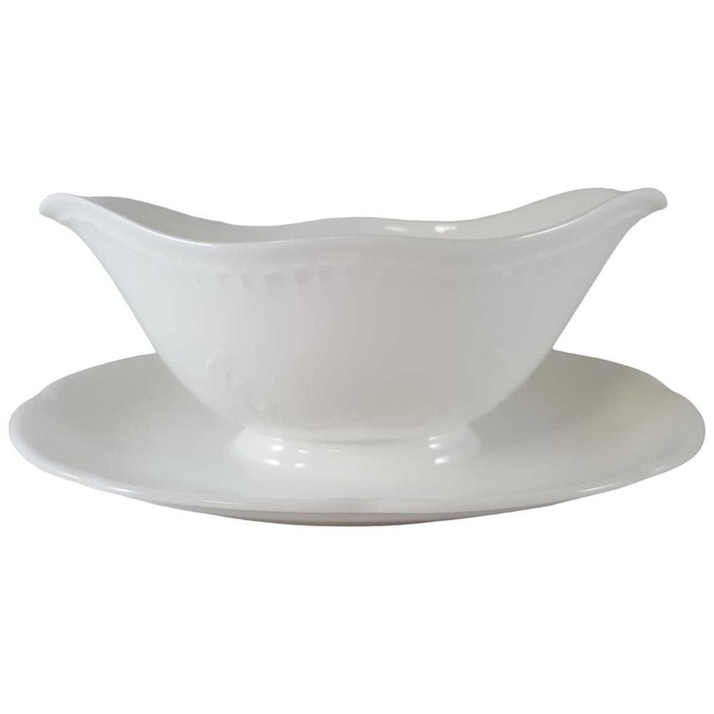 [45811747] Sauciere Villeroy & Boch Heinrich Montclair Weiss gebraucht - neuwertig