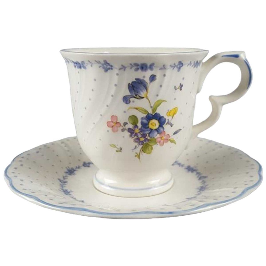 [458117599] Kaffeetasse mit Untertasse Tasse Nikko Tableware Vanessa Blue Japan gebraucht - akzeptabel