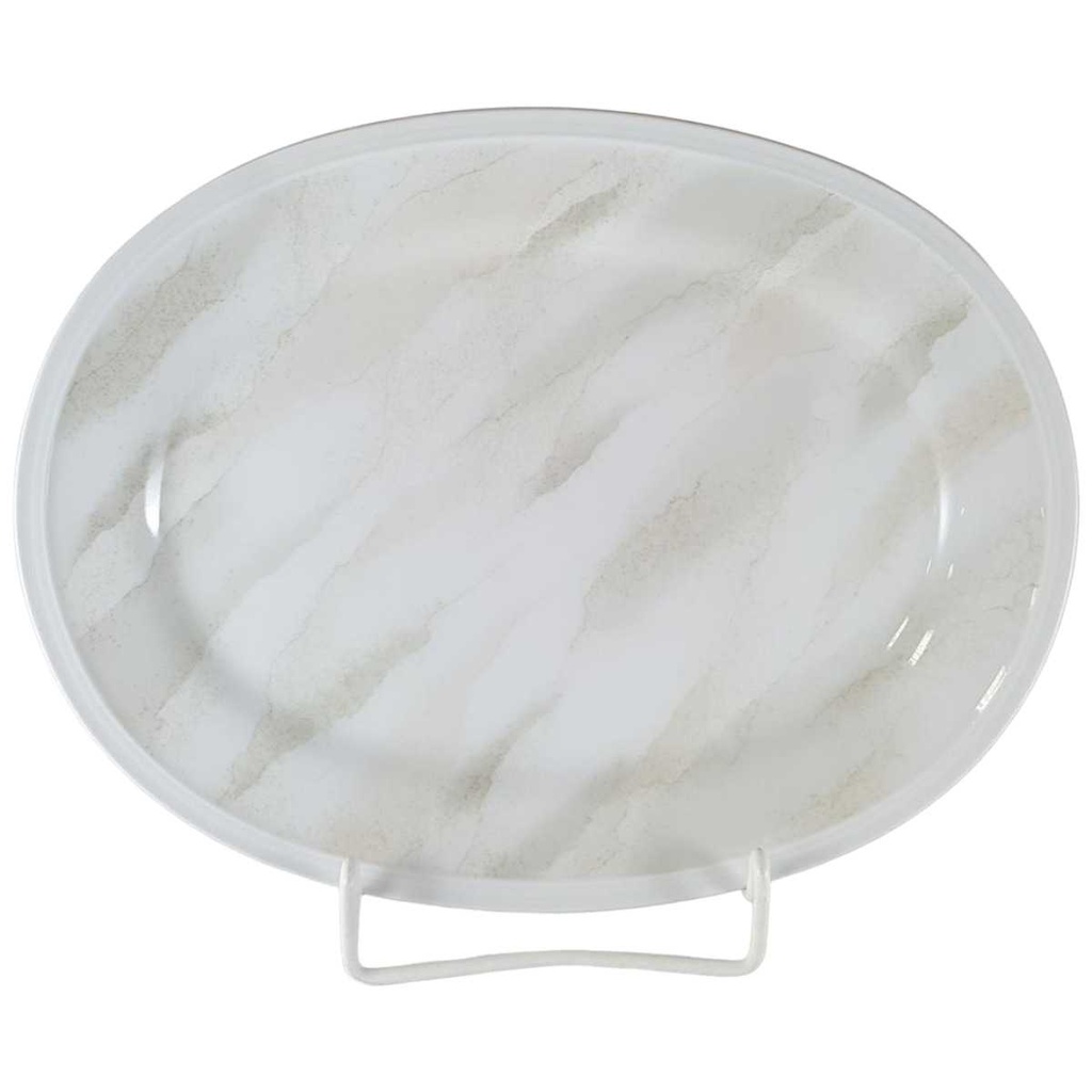 [45811788] Servierplatte Speiseplatte Fleischplatte Steakplatte 28x21,5 cm Tirschenreuth Venezia Palazzo gebraucht - neuwertig