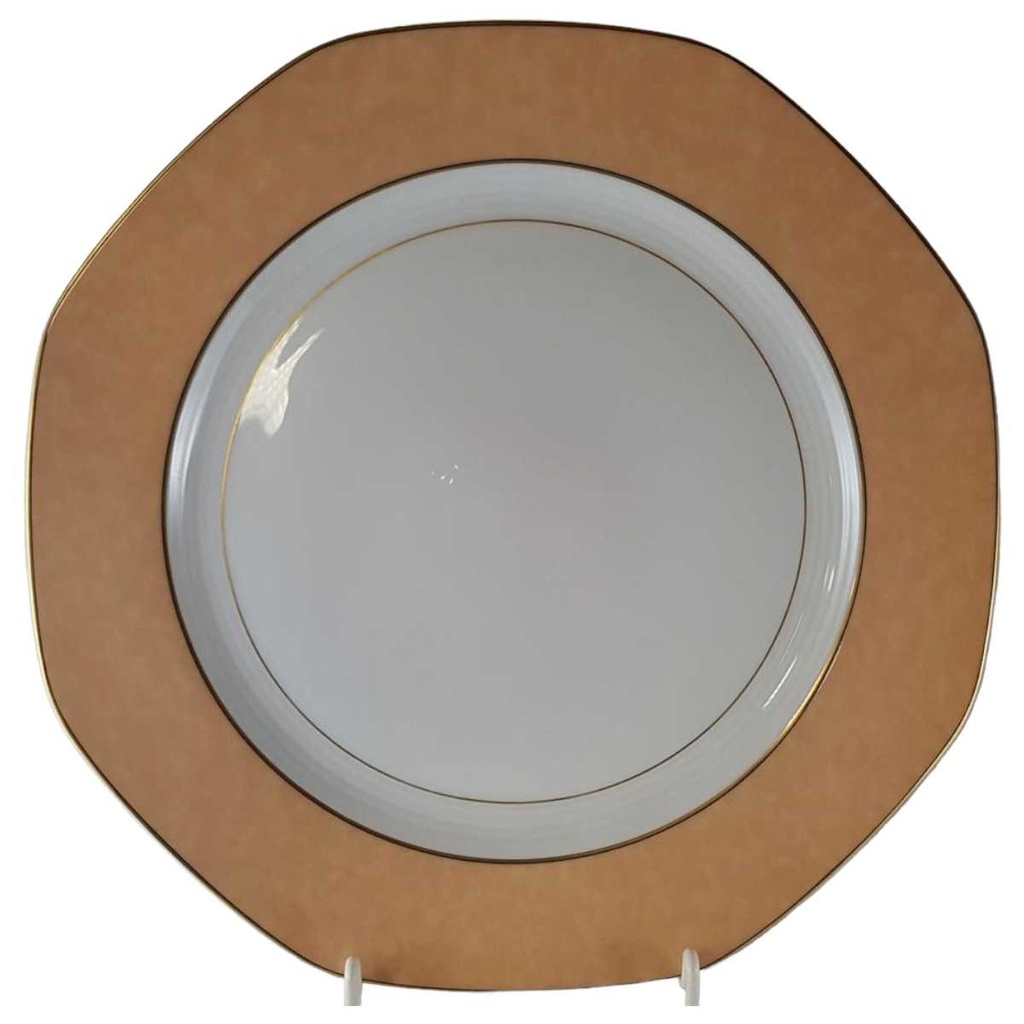 [45811790] Gourmetteller 32 cm AK Kaiser Porzellan Selection aprikot gold gebraucht - neuwertig