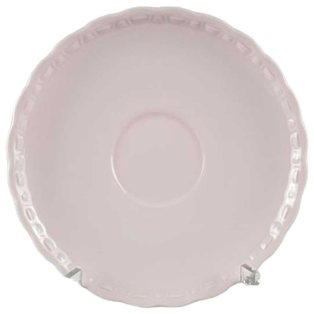 Untertasse für Kaffee 14,2 cm Hutschenreuther Drache Exklusiv Rosé Sanssouci Rosa gebraucht - sehr gut