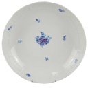 Schale 26 cm Nymphenburg Korbrelief Blaue Blume Blau gebraucht - gut