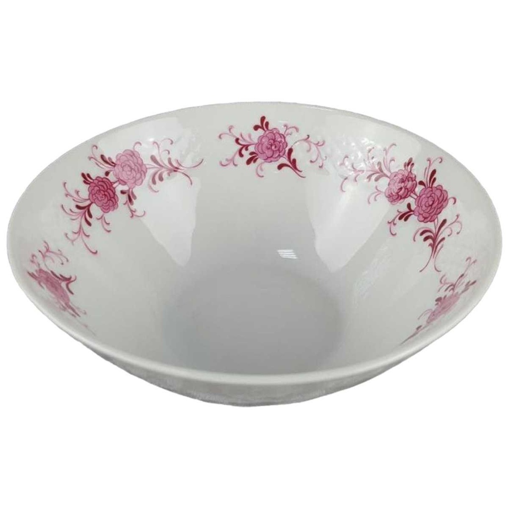 [458118339] Schüssel Servierschüssel klein 16,4 cm Seltmann Weiden Annabell rote Blüte 26043 Rosa gebraucht - gut