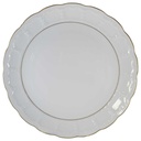 Kuchenteller Dessertteller Frühstücksteller Goldrand 19,7 cm Formano Rialto weiß mit gebraucht - neuwertig