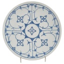 Kuchenteller Dessertteller Frühstücksteller 19,7 cm Bareuther Indisch Blau Strohblume Bavaria gebraucht - gut