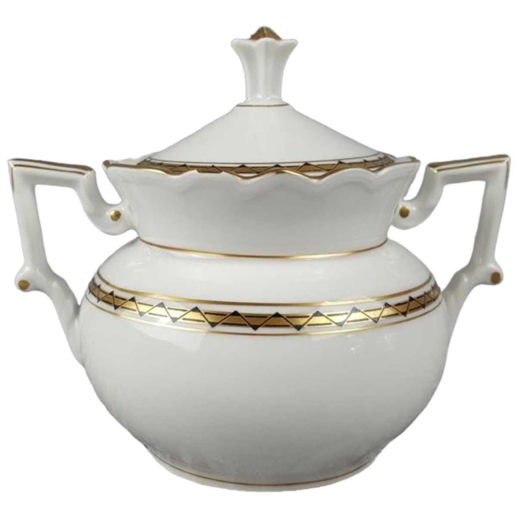 [458118449] Zuckerdose Golddekor Rosenthal Kronach OCA Bavaria gebraucht - akzeptabel