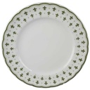 Kuchenteller Dessertteller 19,5 cm Winterling Röslau grüne stilisierte Lilie gebraucht - gut