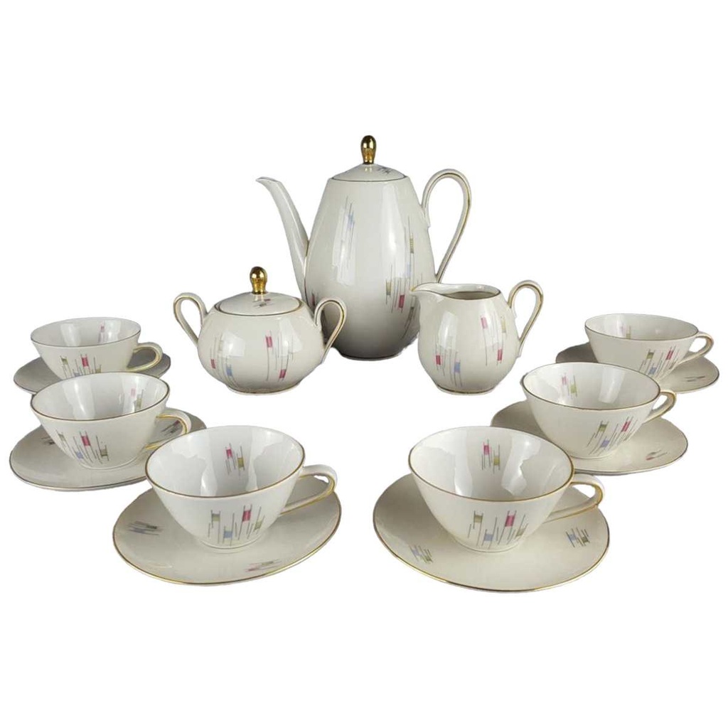 [458118489] Mokkaservice Komplett 6 Personen Winterling Marktleuthen Bavaria gebraucht - gut