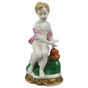 Figur Wagner & Apel Einzelteile 1843 Jahreszeiten Frau Dame am Feuer gebraucht - gut