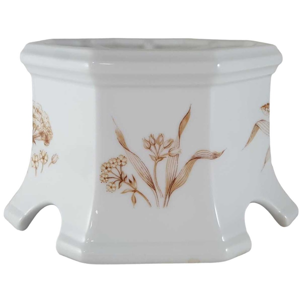[45811859] Stövchen Villeroy & Boch Gallo Leonardo Coriander Feldblüten Braun gebraucht - neuwertig