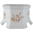 Stövchen Villeroy & Boch Gallo Leonardo Coriander Feldblüten Braun gebraucht - neuwertig