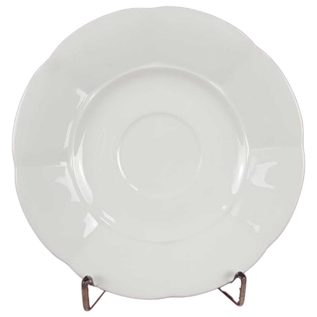 [458118681-1] Untertasse für Kaffee 19,4 cm Villeroy & Boch Damasco Weiß