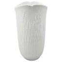 Vase Blumenvase mit Signatur 20,1 cm AK Kaiser Porzellan Weiß M.Frey gebraucht - sehr gut