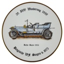 Porzellan Wandteller 29. Wanderung 1998 Oldtimer Rolls Royce 1906 D 19,2 cm