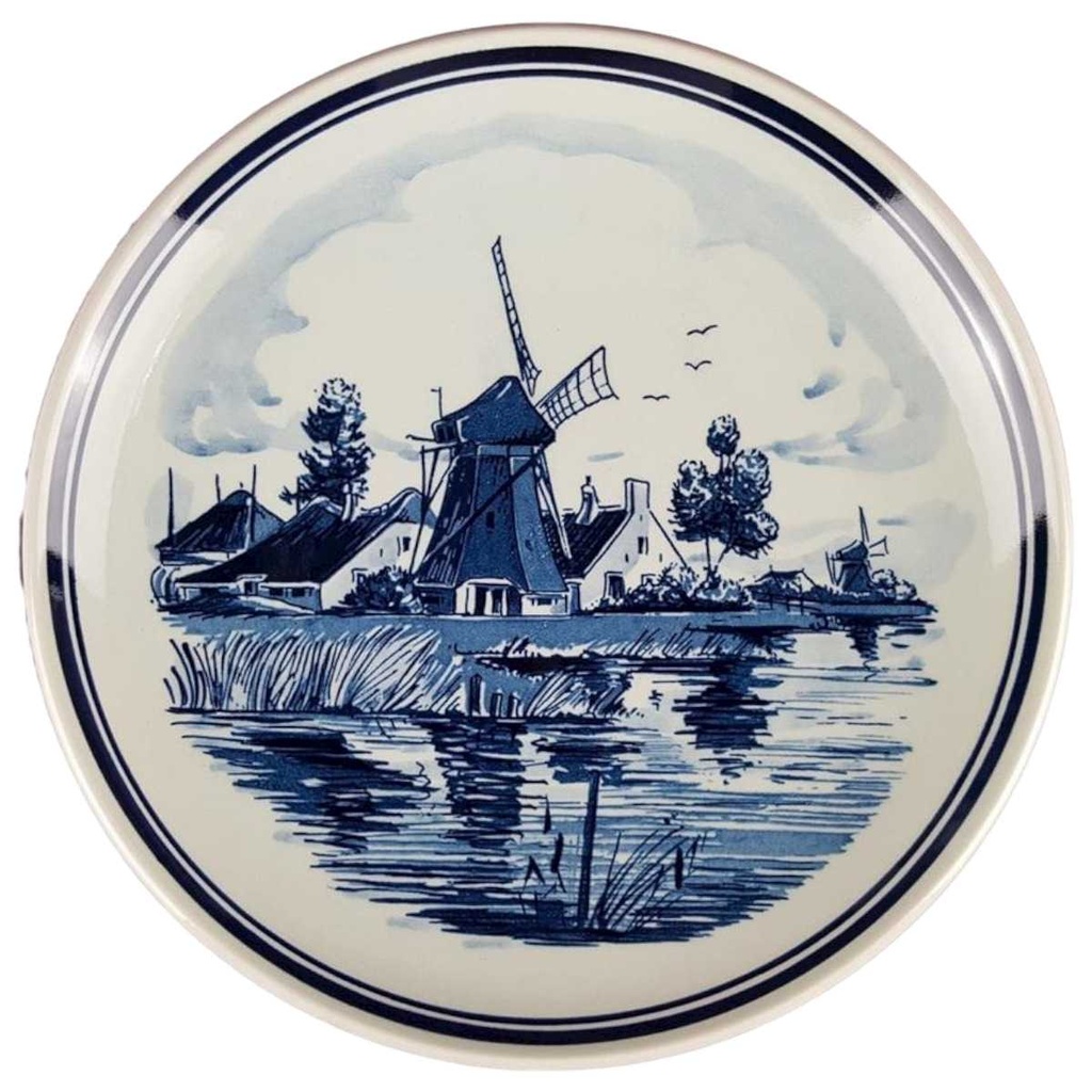 Wandteller Koninklijke Goedewaagen Blauw Delfts Blau gebraucht - gut