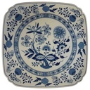 Coupe /Sandwichplatte mini Hutschenreuther Maria Theresia Zwiebelmuster I. Wahl gebraucht - gut