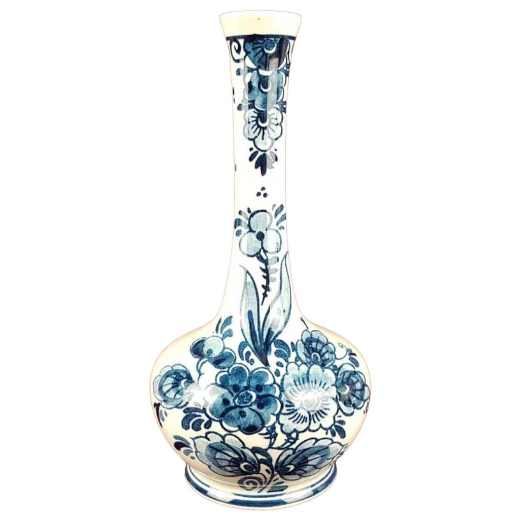 Tischvase 15 cm Koninklijke Goedewaagen Blauw Delfts Blumen Blau gebraucht - gut