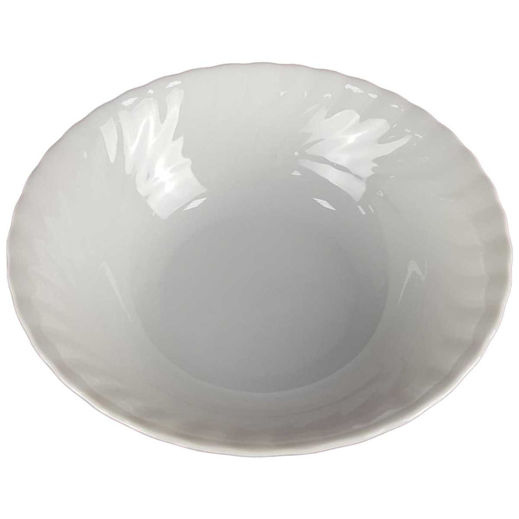 [458119109] Servierschüssel 20 cm Seltmann Weiden Regina Weiß gebraucht - gut
