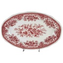 Fleischplatte klein 27,3x18 cm Villeroy & Boch Fasan Rot