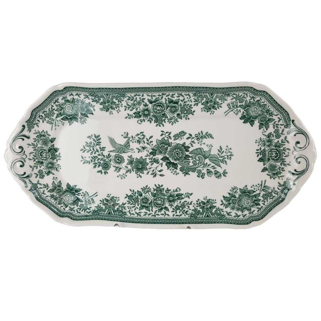 [458119201] Königskuchenplatte Villeroy & Boch Fasan Grün gebraucht - gut