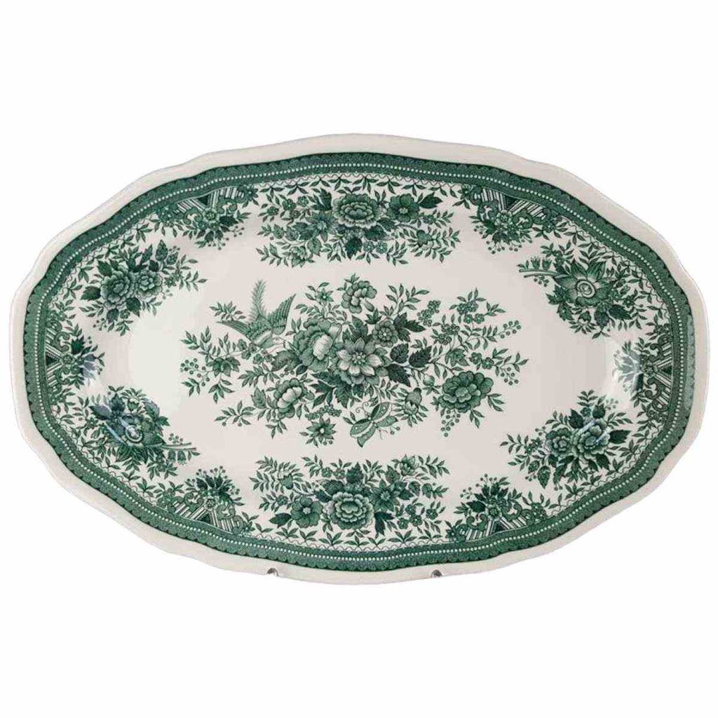 Servierplatte Fleischplatte 31,7x20,9 cm Villeroy & Boch Fasan Grün