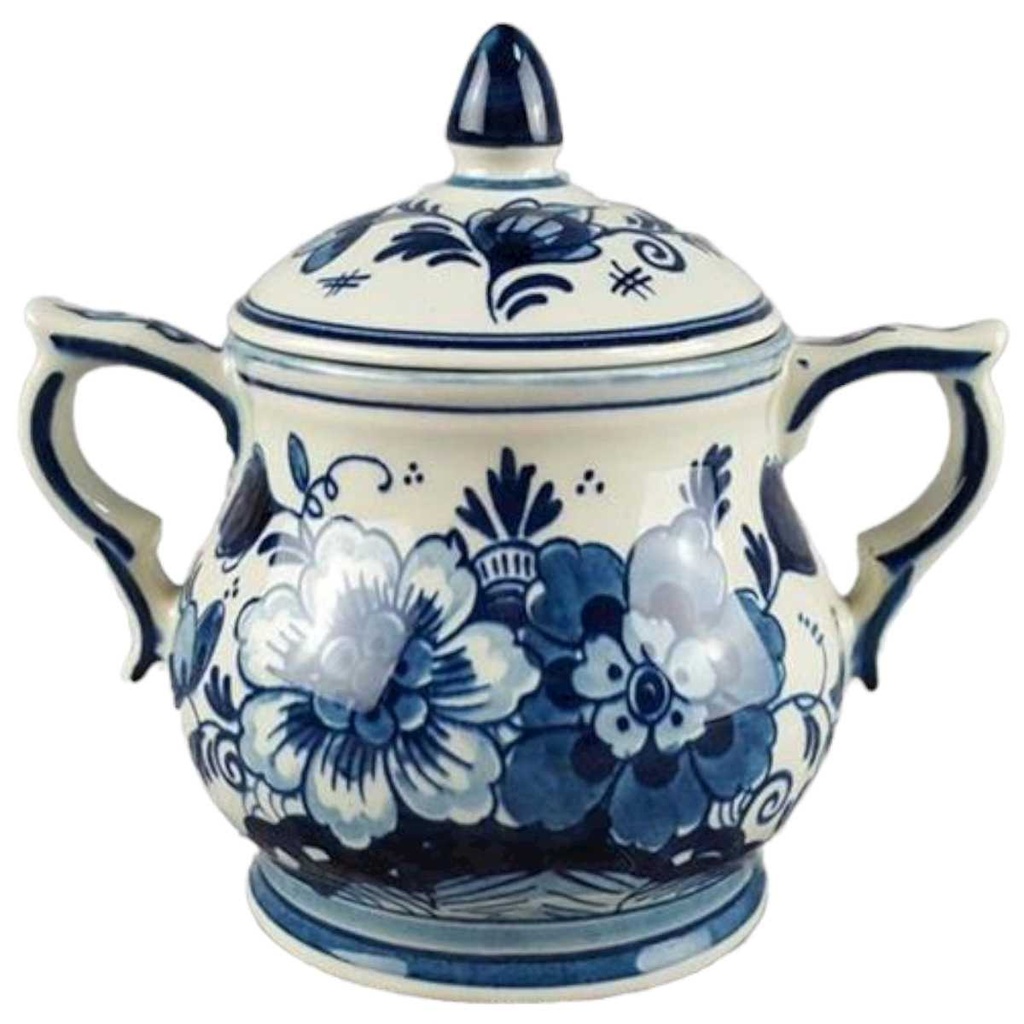 [458119213] Zuckerdose Royal Goedewaagen Blue Delft gebraucht - neuwertig