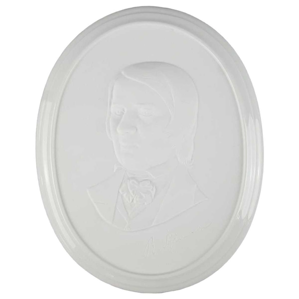 [458119217] Wandteller Wandplatte 24,8x19,9 cm Rosenthal Weiß gebraucht - gut