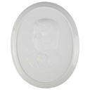 Wandteller Wandplatte 24,8x19,9 cm Rosenthal Weiß gebraucht - gut