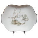 Seltmann Weiden Bavaria Schale mit Goldrand 24,1 cmx18 cm