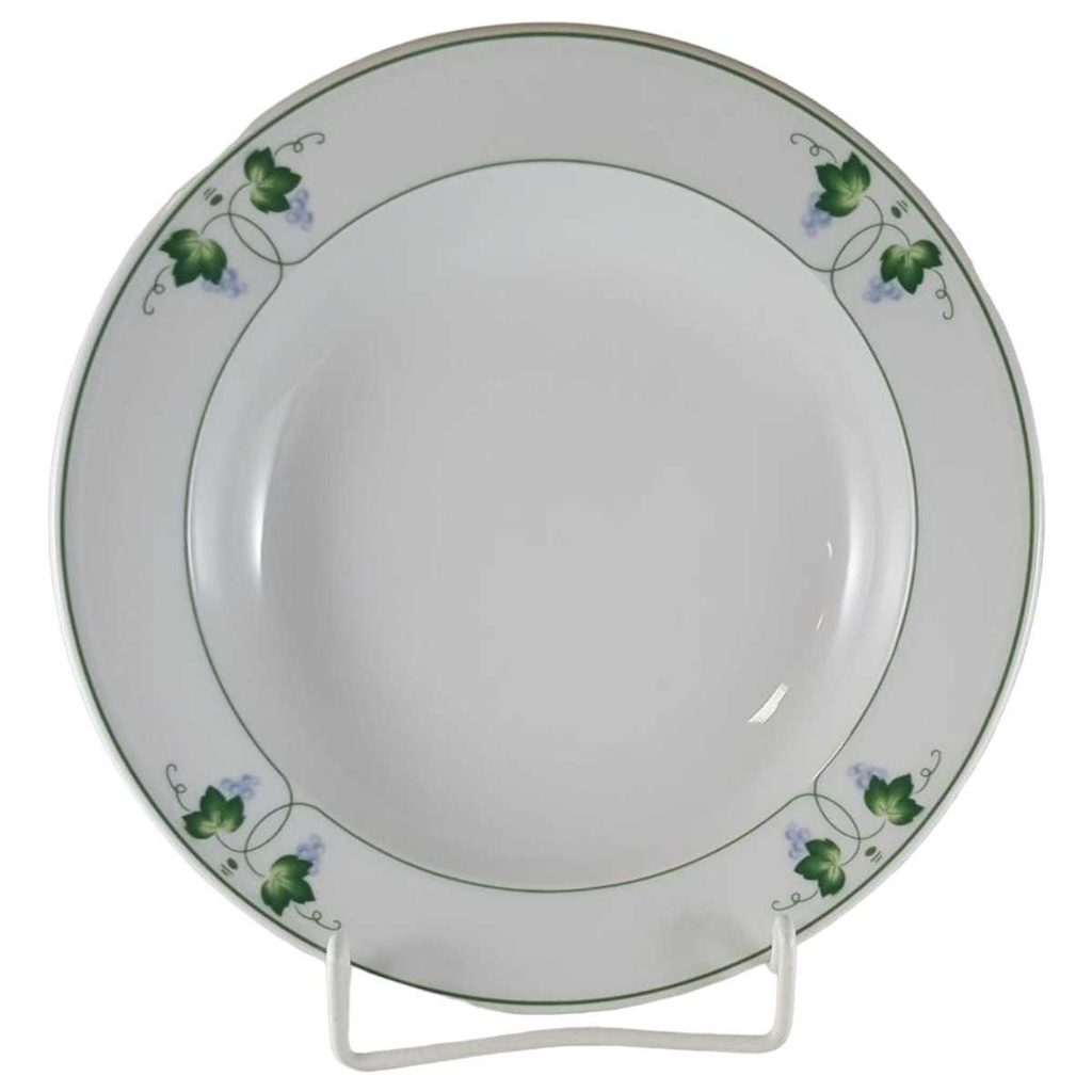 [45811942] Suppenteller 23,4 cm Fürstenberg Alt Weinberg gebraucht - neuwertig