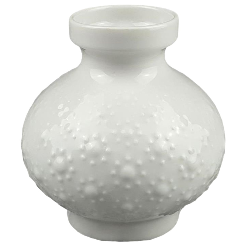 [458119450] Winterling Röslau Bavaria Porzellan Vase Tischvase weiß H 11,5 cm