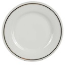 Speiseteller Essteller Goldrand 24,7 cm Schönwald Form 301 Weiß gebraucht - akzeptabel
