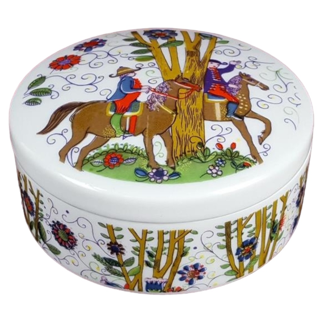 [458119515] Deckeldose Porzellan H 5,2 cm
