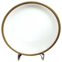 Kuchenteller Dessertteller Goldrand 19,3 cm Thomas Porzellan Unbekannte Formen Weiß