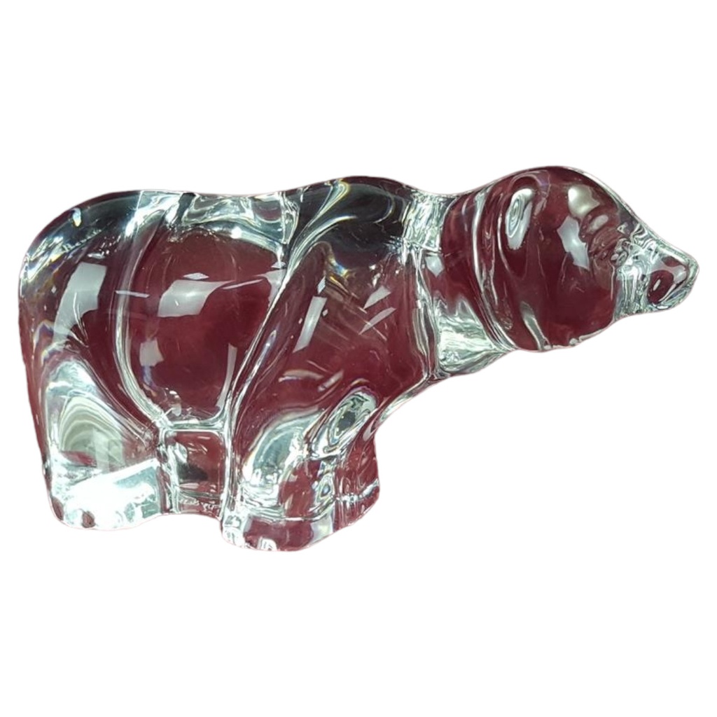 [458119578] Villeroy & Boch Briefbeschwerer Glasfigur Bär H 6 cm