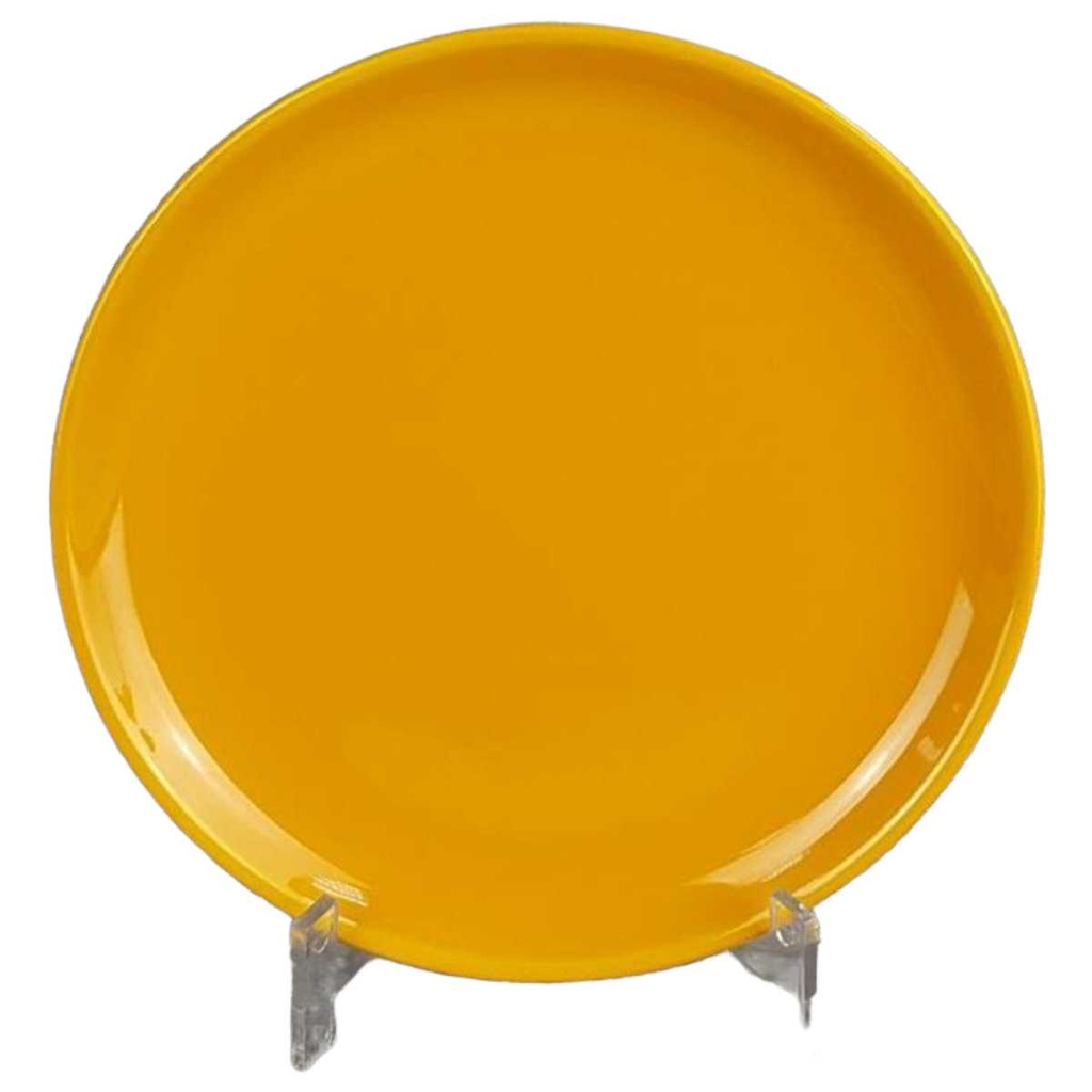 [458119583] Untertasse für Suppe 17 cm Melitta Heidelberg Orange Gelb gebraucht - akzeptabel