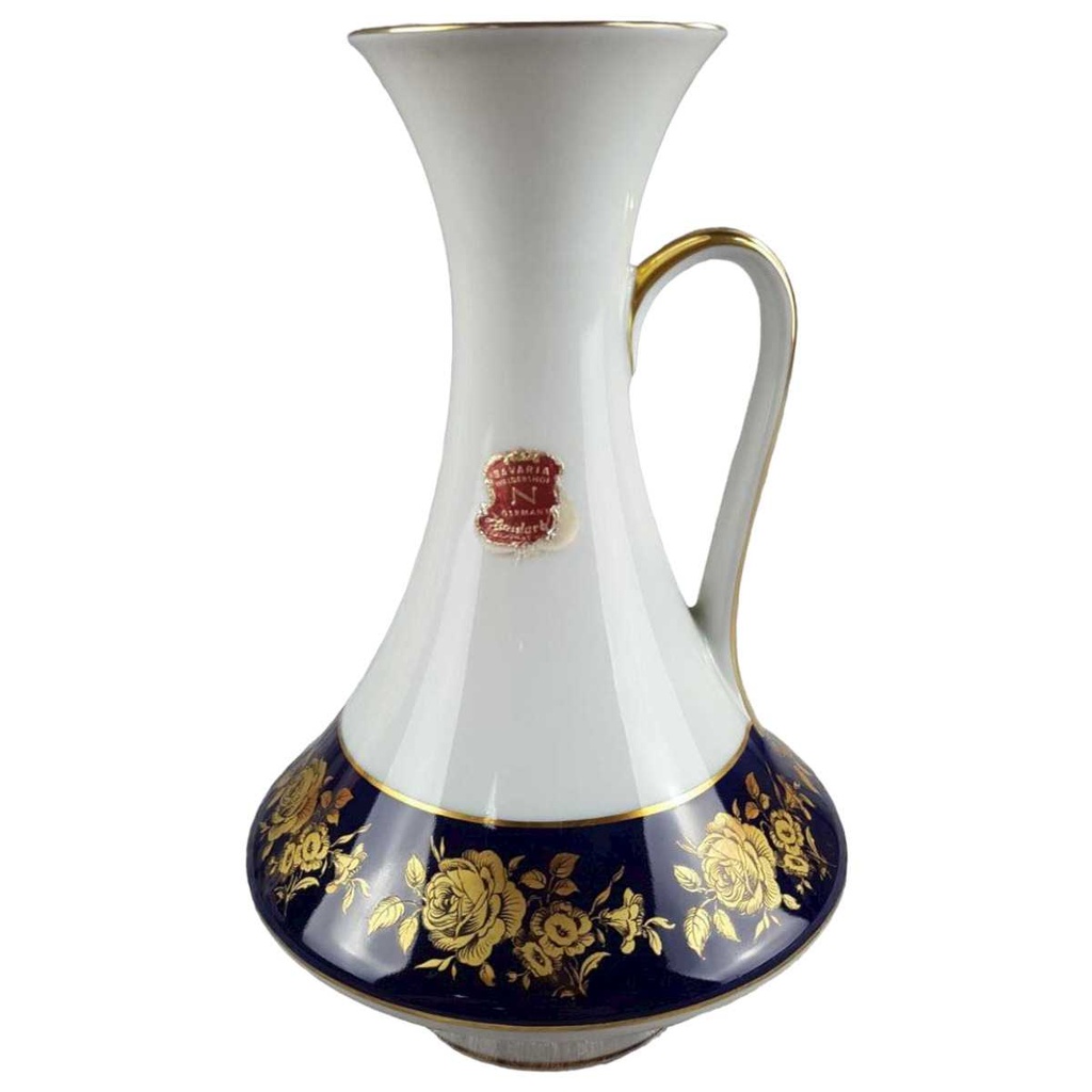 [458119593] Vase Blumenvase 20,1 cm Waldershof Bavaria Einzelteile Blumen gebraucht - gut