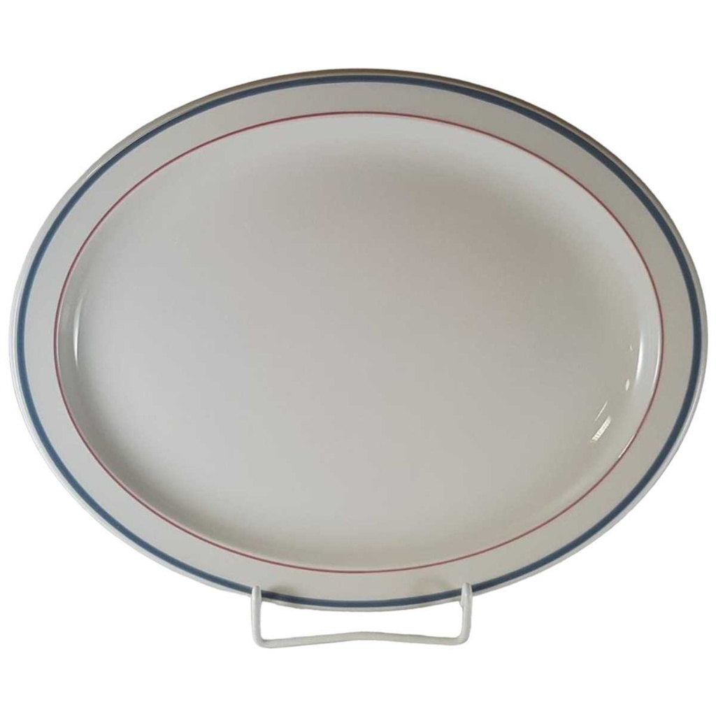 [45811963] Servierplatte Speiseplatte Fleischplatte Steakplatte 35x27,5 cm Midwinter Stonehenge Denver gebraucht - neuwertig